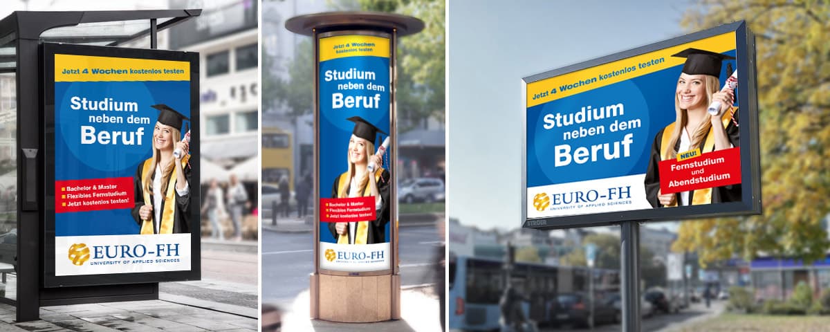 Euro-FH Out-of-Home Kampagne bis 2018 Rückemänner Werbeagentur 